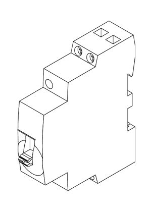 Acti9 iCT 25A manuel control contactor 2NO - 3D CAD | Schneider Electric