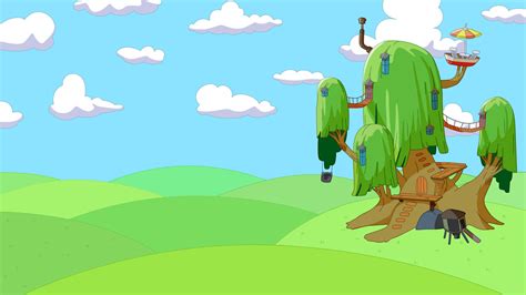 Image result for Adventure Time Tree House Monitor Background