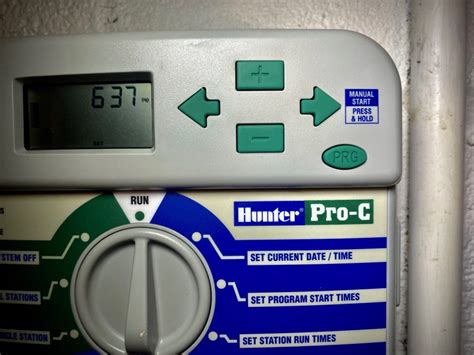 Image result for Hunter Pro C Irrigation Programming