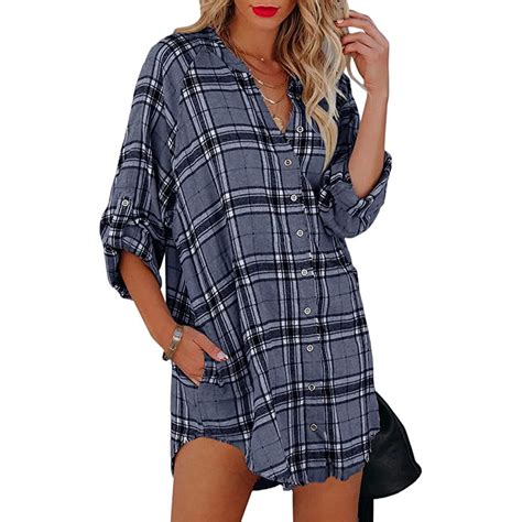 Womens Flannel Dress