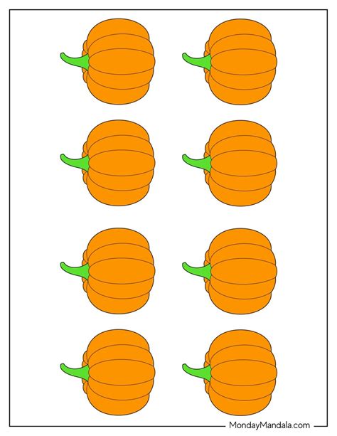 Small Pumpkin Template Free Printable Pdf - DRCullings Templates