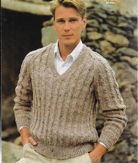 Mens Cable Knit Sweater Knitting Pattern at Albert Avila blog
