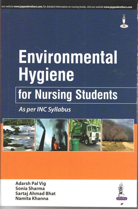 Buy ENVIRONMENTAL HYGIENE FOR NURSING STUDENTS AS PER INC SYLLABUS Book ...