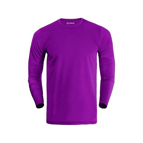 Polera Dry Fit Manga Larga Morado Talla S | Lider