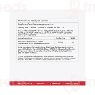 Origins Nutra Berberine Capsule 28 - Uses, Side Effects, Dosage, Price ...