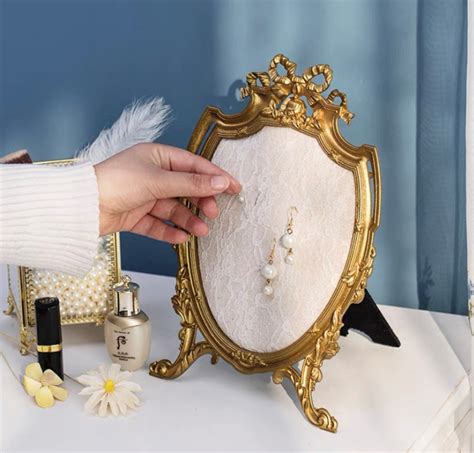 【予約】【R6】アクセサリーアンティークゴールドディスプレイ | handmade.nico