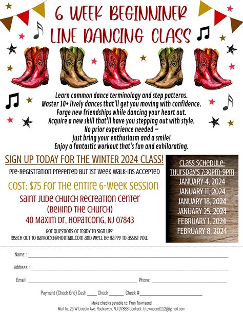 Jan 4 | 6 Week Beginner Line Dance Class! | Hopatcong, NJ Patch
