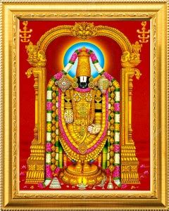 NDFRAME Lord Venkateswara swamy with Ganesha and Lakshmi Religious ...