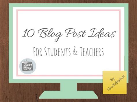Image result for Example of a Blog Post of Teachers
