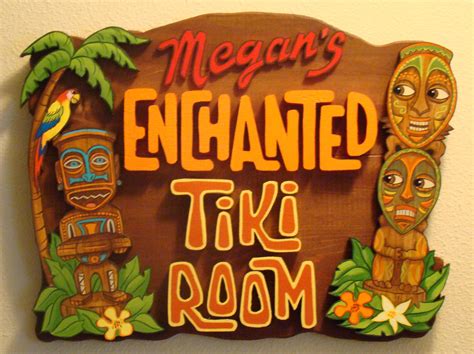 Personalized tiki bar sign custom tiki sign – Artofit