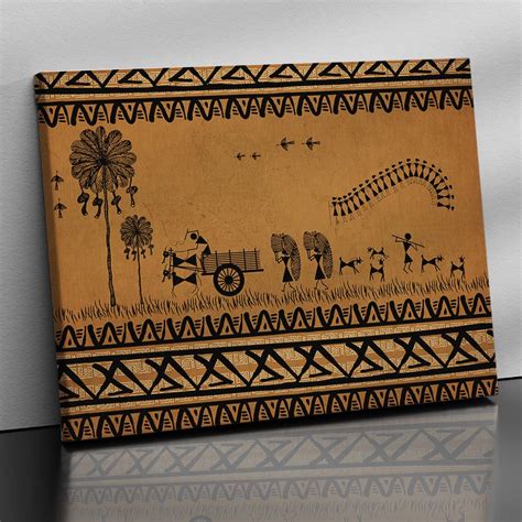 Warli Wall Art For Home Décor Canvas Painting Wall Décor – Kotart