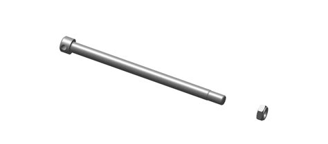 Royal Enfield Rear Spindle with Nut Kit 888177 for UCE Classic/Bullet ...