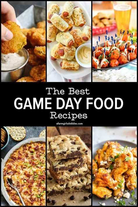 Best Game Day Food Recipes | Game day food, Superbowl party food, Recipes