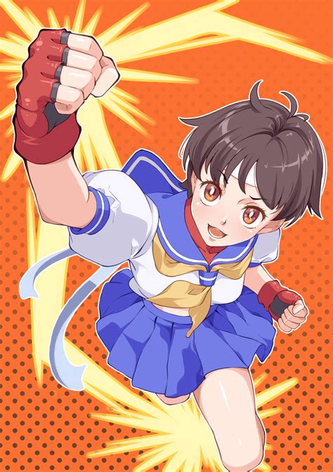 Kasugano Sakura - Street Fighter - Image by drdr ao midoro #4473420 ...