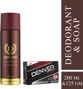DENVER Honour Deo 180 Ml & Black Code Soap 125g Body Spray - For Men ...