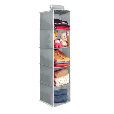 PrettyKrafts 5 Tiers Clothes Hanging Organizer/Wall Mount Storage with ...