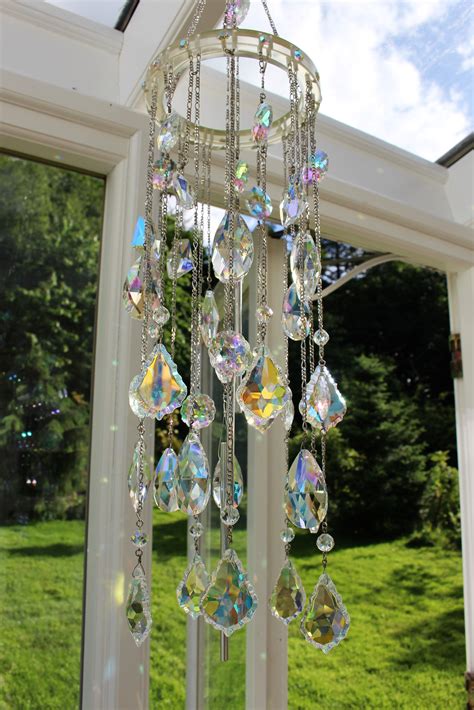 DIY Crystal Suncatchers | Hanging crystals decor, Crystal suncatchers ...