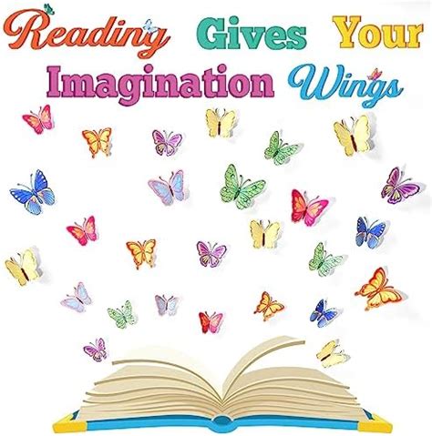 Lincia Reading Classroom Decorations Inspirational Reading Bulletin ...