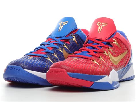 Nike Zoom Kobe VII RLX Red Blue Metallic Gold 488371-406 - Zoom Kobe ...