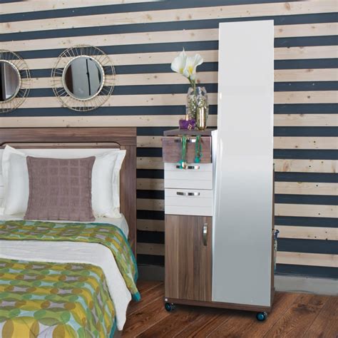 Buy Akron Crystal Brown Tall Dresser With Mirror from Home Centre at ...