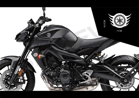 SIGN EVER Yamaha Fire Pattern Logo Mt 09 Bike Accessories Stickers ...