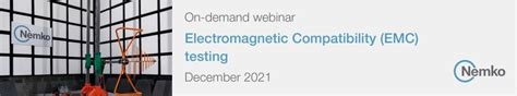 EMC Testing | Electromagnetic Compatibility - Nemko India