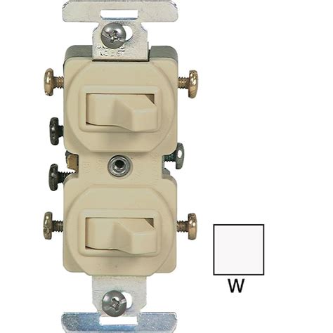 Eaton 15-Amp 3-Way Combination Light Switch, White at Lowes.com