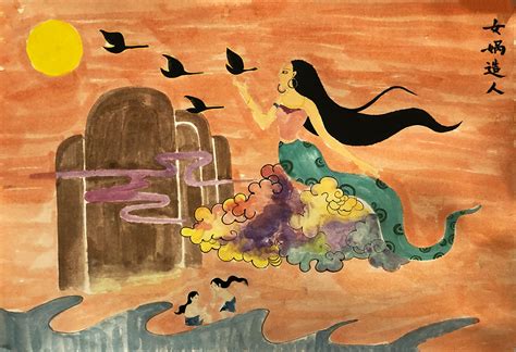 国画形式展现“中国古代神话故事”，让学员爱书画，爱生活！-社区详情页
