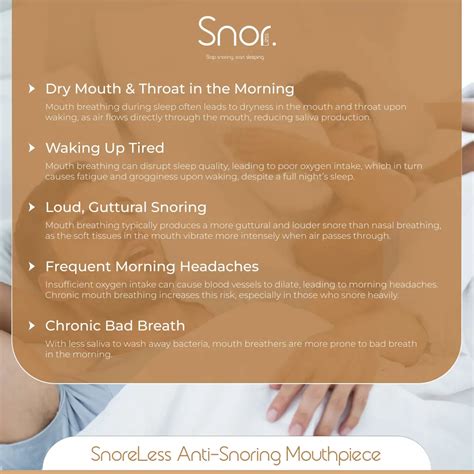 SnoreLess | Mouth breathing at night can lead to more than snoring ...