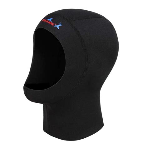 UJEAVETTE 1mm Neoprene Scuba Dive Snorkeling Hoods Full Face Mask Warm ...