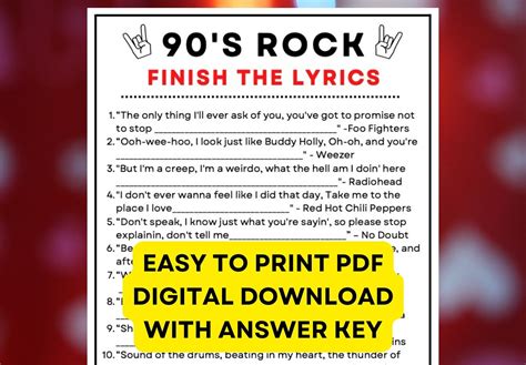 Ultimate Rock Music Bundle - 70s, 80s, 90s, Classic Rock Trivia, Finish ...