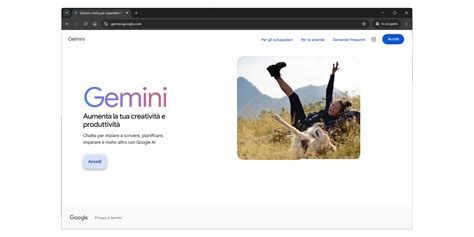 Gemini: chat disponibile senza login nella Web App