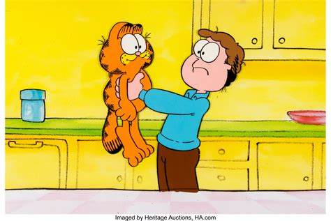 Garfield and Friends "The Lasagna Zone" Jon Arbuckle and Garfield | Lot ...