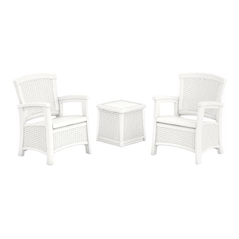 Suncast Suncast ELEMENTS Essentials 3-Piece Patio Conversation Set at ...