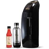 Mr. Butler Italia Soda Maker Black - Single Cylinder, Create Sparkling ...