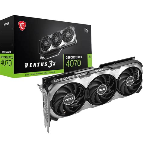 Amazon.in: Buy MSI GeForce RTX 4070 Ventus 3X E1 12G OC Graphics Card ...