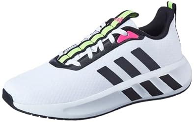 Buy adidas Mens Vac-Run FTWWHT/CBLACK/LUCPNK/LUCLEM Running Shoe - 6 UK ...