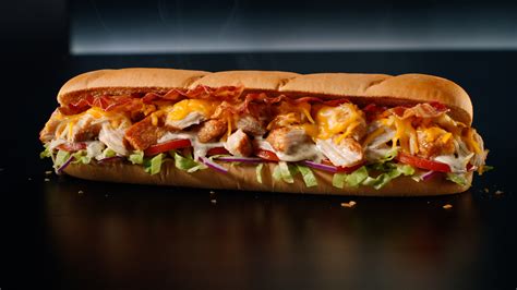 Subway Sandwich Chicken Bacon Ranch Subway Chicken & Bacon Ranch Melt
