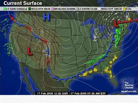 Image result for Synoptic Weather Map