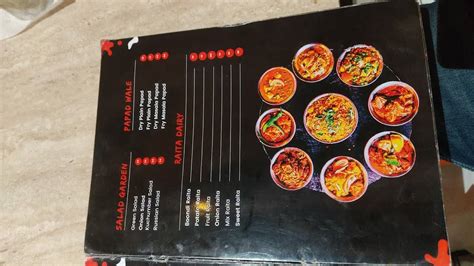 Menu at Food Factory, Bathinda