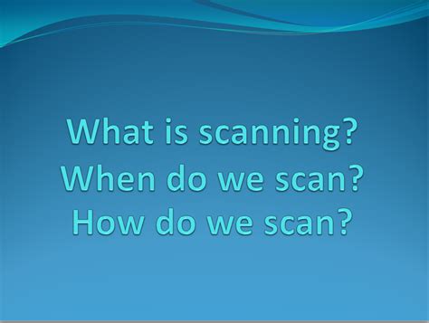 Image result for Scanning Reading Examples