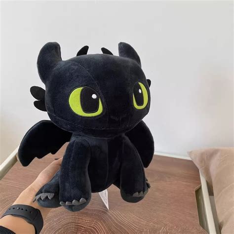 25cm How to train your dragon Toothless Plush Toy Stuffed Character Doll Toothless Doll Cute Cat ...