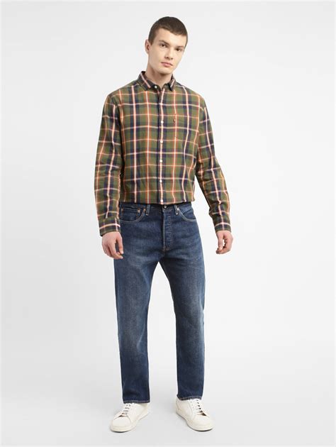 Men's 501 Blue Regular Fit Light Faded Jeans – Levis India Store