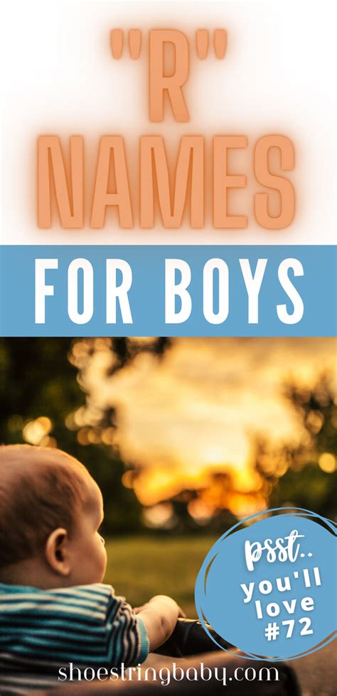 70 Names Starting with R for Boys (with Meanings!) | Strong boys names ...