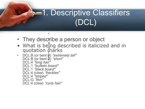 Descriptive Classifiers Examples 的图像结果