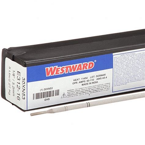 WESTWARD, Stainless Steel, E312-16, Stick Electrode - 30XN53|30XN53 ...