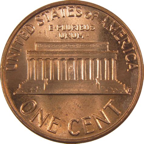 1976 D Lincoln Memorial Cent Uncirculated Penny 1c Coin