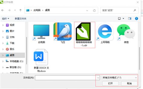 CorelDRAW 12 File Open 的图像结果