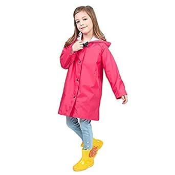 BRATS N BEAUTY® -Kid's Girl's PVC Full Sleeve With Hooded Plain ...