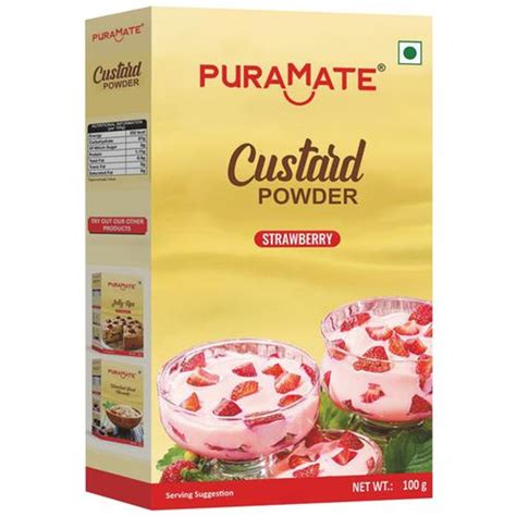 Puramate custard powder strawberry – Bakeworld Retails Pvt Ltd